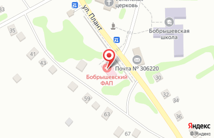 Бобрышевское отделение общей врачебной практики, Пристенская центральная районная больница на карте