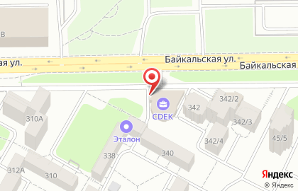 Кафе-ресторан Сушилка на Байкальской улице на карте