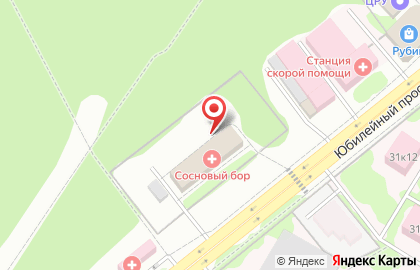 Городская больница г. Нефтекамска на Юбилейном проспекте на карте