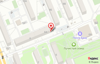 Магазин кондитерских изделий Лакомка в Октябрьском районе на карте