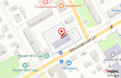 Детский сад Алёнушка №7 на Московской улице на карте