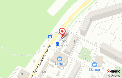 Магазин и киоск Колбасный соблазн на улице Теплоэнергетиков на карте