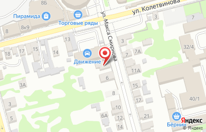 Интернет-магазин детской обуви Детос в Центральном районе на карте