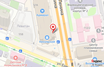 Магазин цветов Роза-мимоза на проспекте Ленина на карте