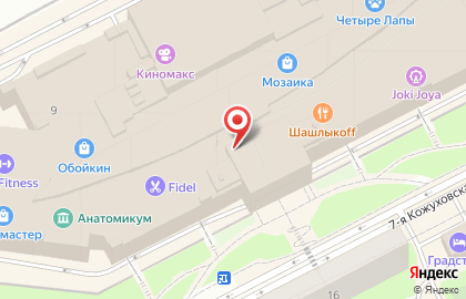 Салон связи Связной в Москве на карте