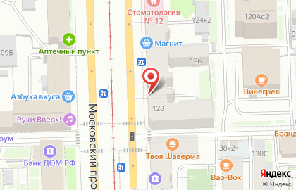 Компания Линдфорс на Московском проспекте на карте