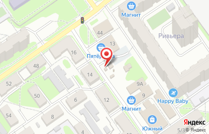 Киоск на улице Лобачевского на карте