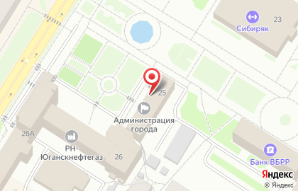 Банкомат Ханты-Мансийский банк Открытие, Нефтеюганский филиал во 2-м микрорайоне, 25 на карте