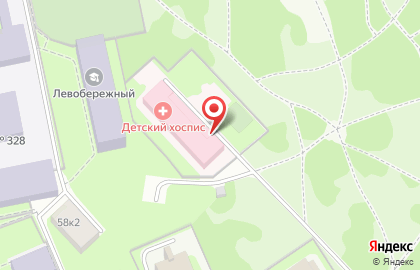 Детский хоспис в Санкт-Петербурге на карте