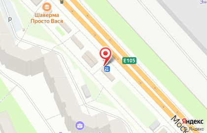 Продуктовый магазин Яблоня на Московском шоссе на карте