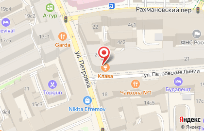 Медицинский центр Клиника на Петровке на улице Петровка на карте
