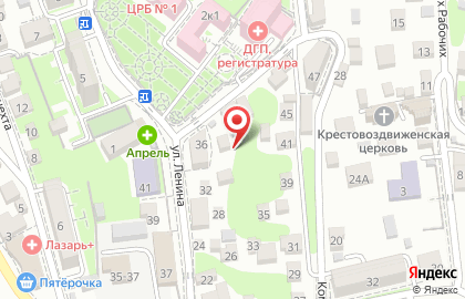 Медицинская лаборатория CL LAB на улице Ленина в Туапсе на карте