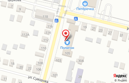 Магазин Полигон во Владимире на карте