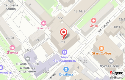 Банк ВТБ на Маяковской на карте