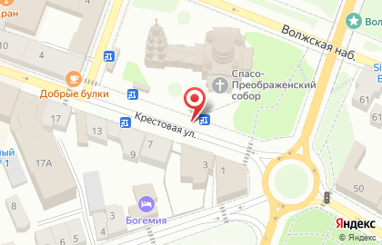 Книжный магазин в Ярославле на карте