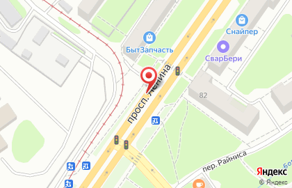 Магазин Спортмастер на проспекте Ленина на карте