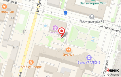 ОАО Банкомат, Уральский банк Сбербанка России на улице Ленина на карте
