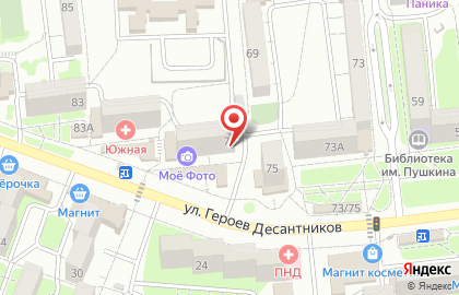 Сервисный центр Profix на улице Героев Десантников на карте