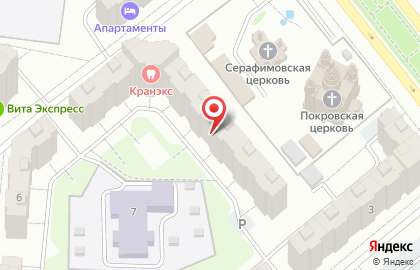 Стоматологический центр КРАНЭКС в Московском микрорайоне на карте