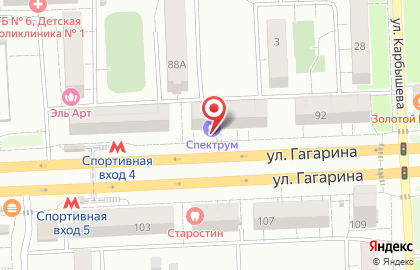 Магазин Nails Room в Советском районе на карте