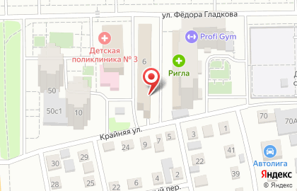 Соляная пещера Солька на улице Фёдора Гладкова на карте