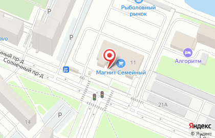 Магазин бытовой техники и электроники RBT.ru в Солнечном проезде на карте