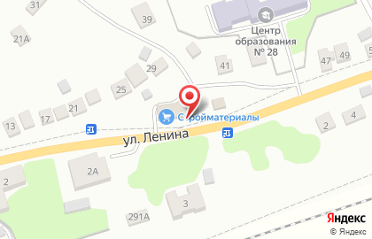 Продуктовый мини-маркет на улице Ленина на карте