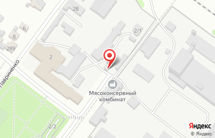 Фирменный магазин Армавирский мясоконсервный комбинат на улице Лавриненко, 1В на карте