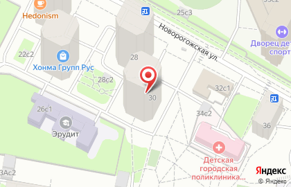 Транспортная компания Балтрейлер на Новорогожской улице на карте