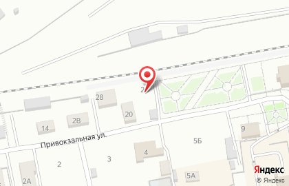 Продовольственный магазин Натали на Привокзальной улице на карте