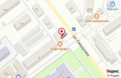 Аптека Благодея на улице Свердлова на карте