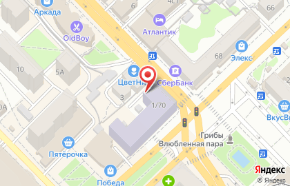 Ясень на улице Ленина на карте