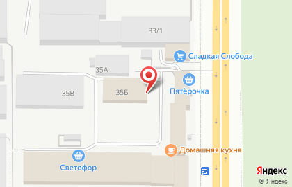 Магазин у дома Бристоль на Производственной улице на карте