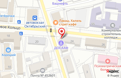 Автошкола Досааф на улице Губкина на карте