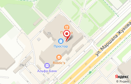 Магазин-салон Каменная россыпь на улице Маршала Жукова на карте