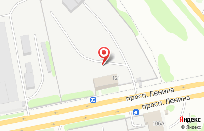 Рикс на проспекте Ленина на карте