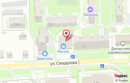 Служба доставки DPD на улице Свердлова на карте