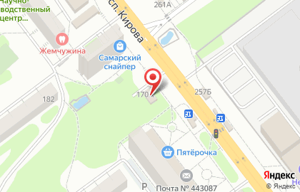 Бар Вечная пятница в Промышленном районе на карте