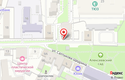 Медицинский центр Авиценна на улице Салтыкова-Щедрина на карте