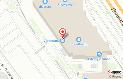 Салон мягкой мебели Ardoni на улице Бутаково на карте