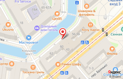Хостел и отель Друзья в Адмиралтейском районе на карте