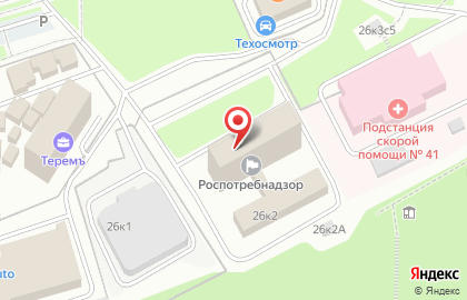 Территориальный отдел Управления Федеральной службы по надзору в сфере защиты прав потребителей и благополучия человека по г. Москве в Южном административном округе на карте