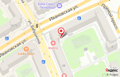 Участковый пункт полиции 32 отдел полиции Управления МВД Невского района на Ивановской улице на карте