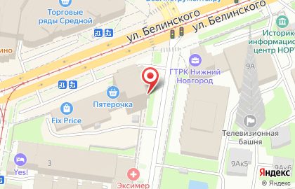 Финансовая компания Компьютершер Регистратор на улице Белинского на карте