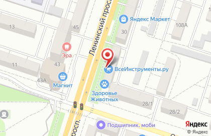 Интернет-гипермаркет товаров для строительства и ремонта ВсеИнструменты.ру в Левобережном районе на карте