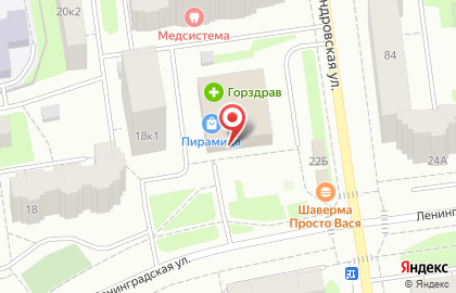 Юлсан на улице Ленинградской на карте