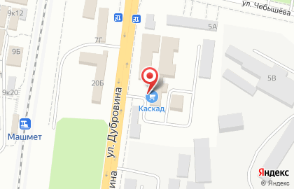 Каскад в Воронеже на карте