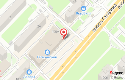 Ювелирный магазин Ларец на проспекте Гагарина на карте