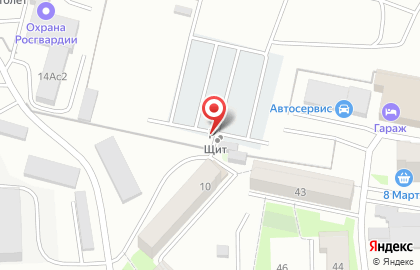 Автостоянка в Красноярске на карте
