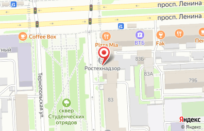Управление Федерального казначейства по Челябинской области в Челябинске на карте